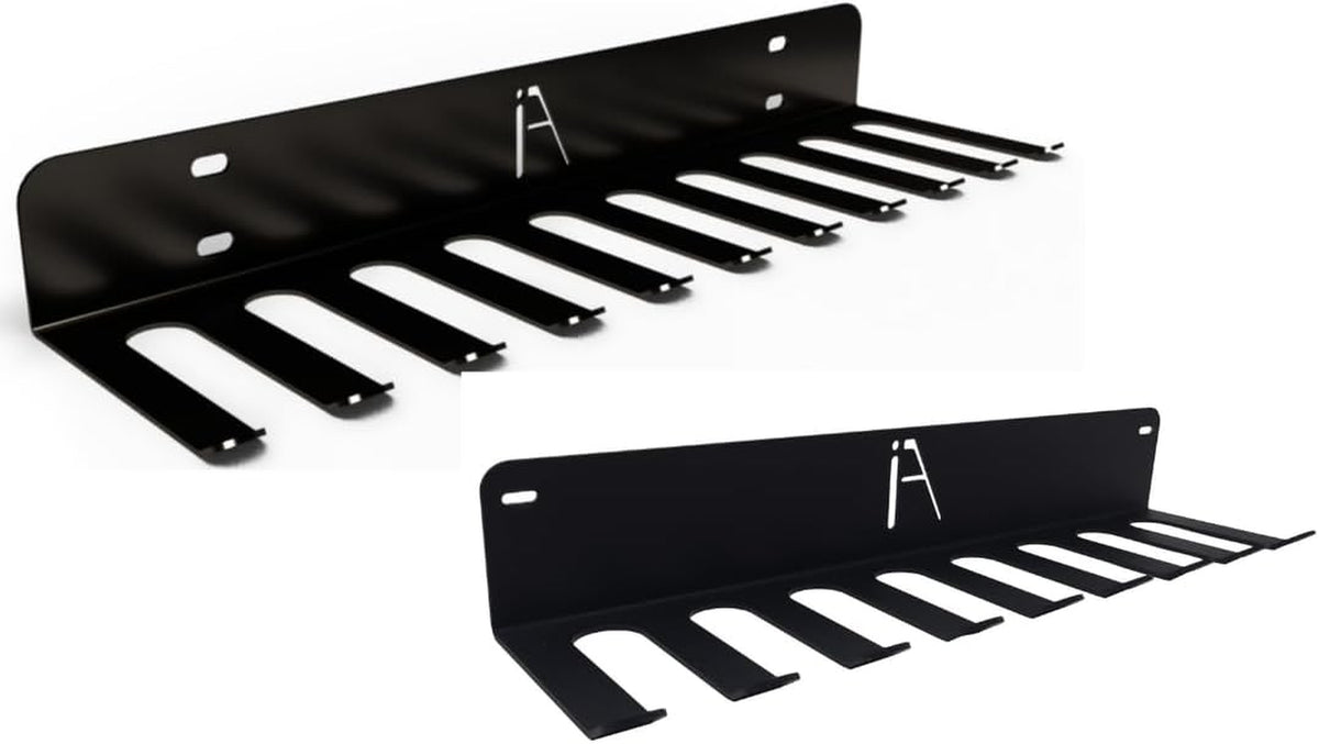 ) Gym Storage Hanger/Heavy Duty Multi-Purpose Gym Rack for Lifting Belts, Chains, Exercise Bands, Jump Ropes (Mounting Hardware Included)