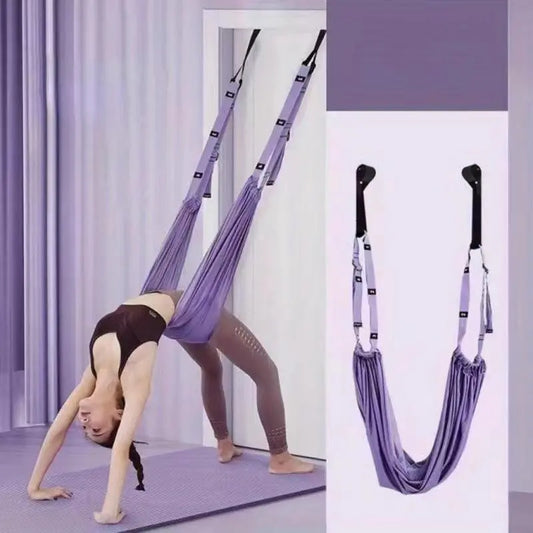 Aerial Yoga Swing, 1 Count Adjustable Aerial Yoga Strap, Yoga & Pilates Equipment for Home Gym, Fitness Equipment for Women & Men, Yoga Band, Exercise Band, Workout Bands