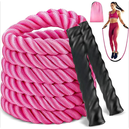 Weighted Jump Rope for Women Heavy Jump Ropes for Fitness Home Gym Exercise Equipment Adult Skipping Rope Boxing Training Workout Equipment Anti-Slip Handles Durable Polymer Fiber Rope