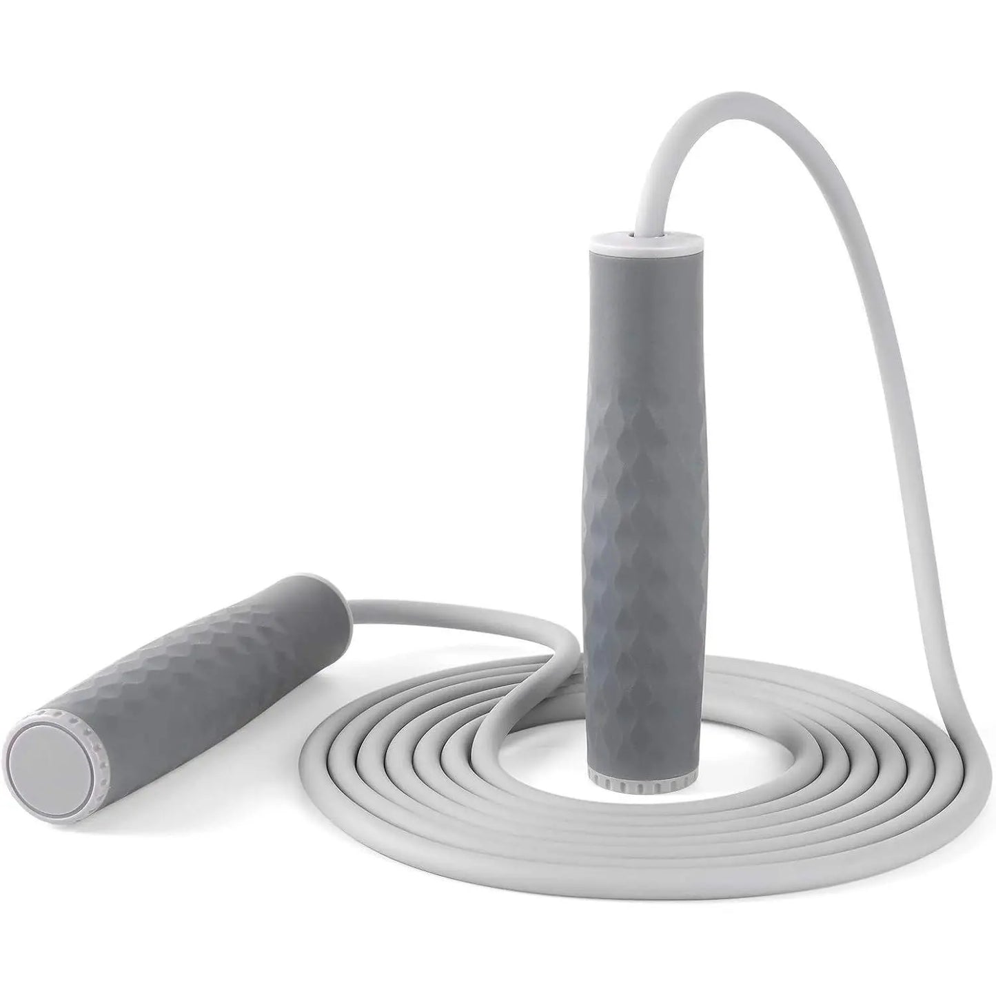 Jump Rope 3 Styles | 1-LB Weighted Jump Rope for Adults Women. || Speed Jump Rope with Ball Bearings for Fitness. ||| Lightweight Skipping Ropes (2 Pack) for and Adult Beginners.