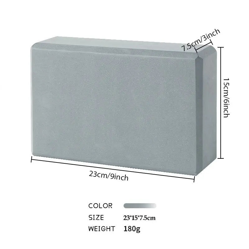 Square Yoga Blocks, 2 Counts High Density Artificial Bricks, Solid Color Yoga Bricks for Women & Men, Yogachallenge, Yoga Equipment