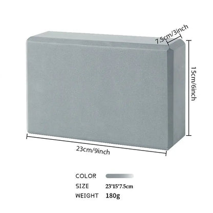 Square Yoga Blocks, 2 Counts High Density Artificial Bricks, Solid Color Yoga Bricks for Women & Men, Yogachallenge, Yoga Equipment