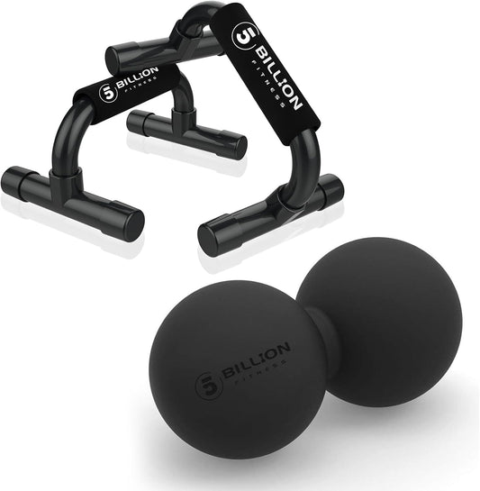 5BILLION Push up Bars & Peanut Massage Ball