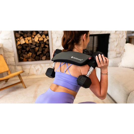 Bellabooty Belt – the Original Patented Hip Thrust Belt That Started It All | Adjustable Glute & Booty Builder for Dumbbells, Kettlebells & Plates (Up to 400 Lbs) | Slip-Resistant Home & Gym Workout Belt