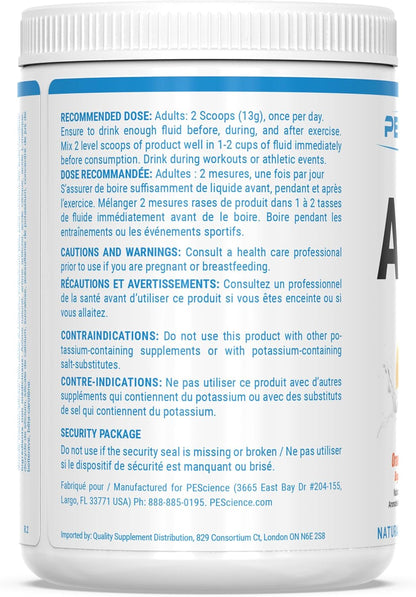 Amino IV BCAA & EAA Powder, Orange Dreamsicle, 30 Servings | Essential Amino Acids, Electrolytes for Hydration and Muscle Recovery, Sugar Free, Taurine, Post Workout