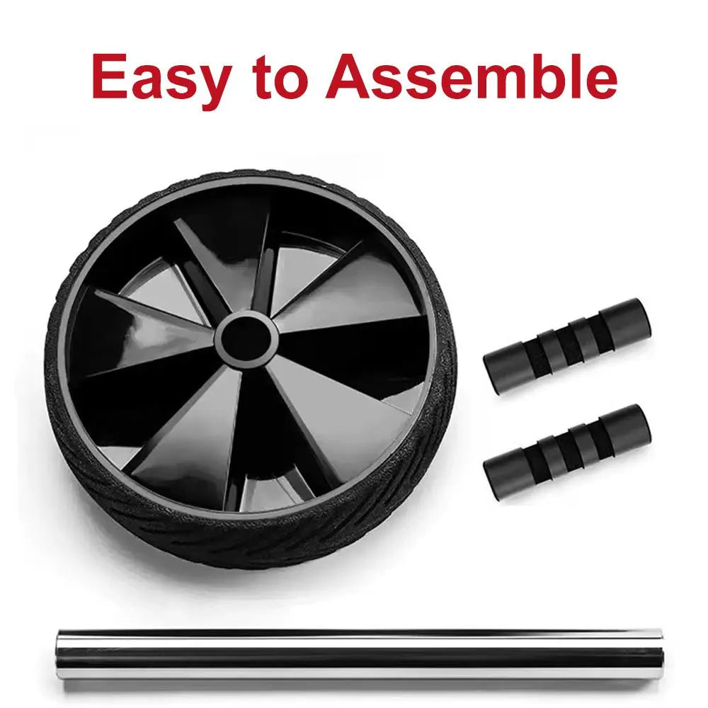 Ab Roller Wheel with Non-Slip Handle, Portable Ab Workout Equipment, Home Gym Fitness Equipment, Exercise Wheel for Men & Women, Gymtok, Gym Accessories