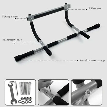 Door Pull up Bar, Strength Training Equipment for Full Body Workout, Core Focus Pull up Bars for Home Gym Fitness
