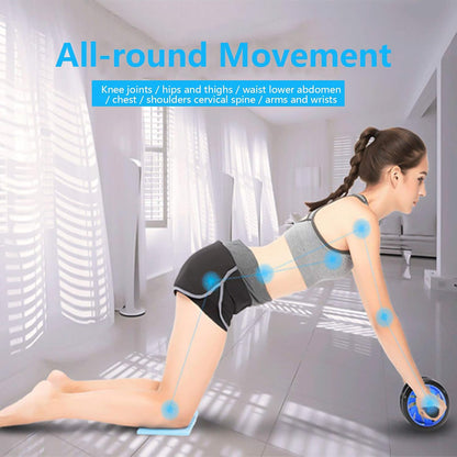Ab Roller Kit, 5-In-1 with Knee Pads, Push-Up Bars & Jump Rope