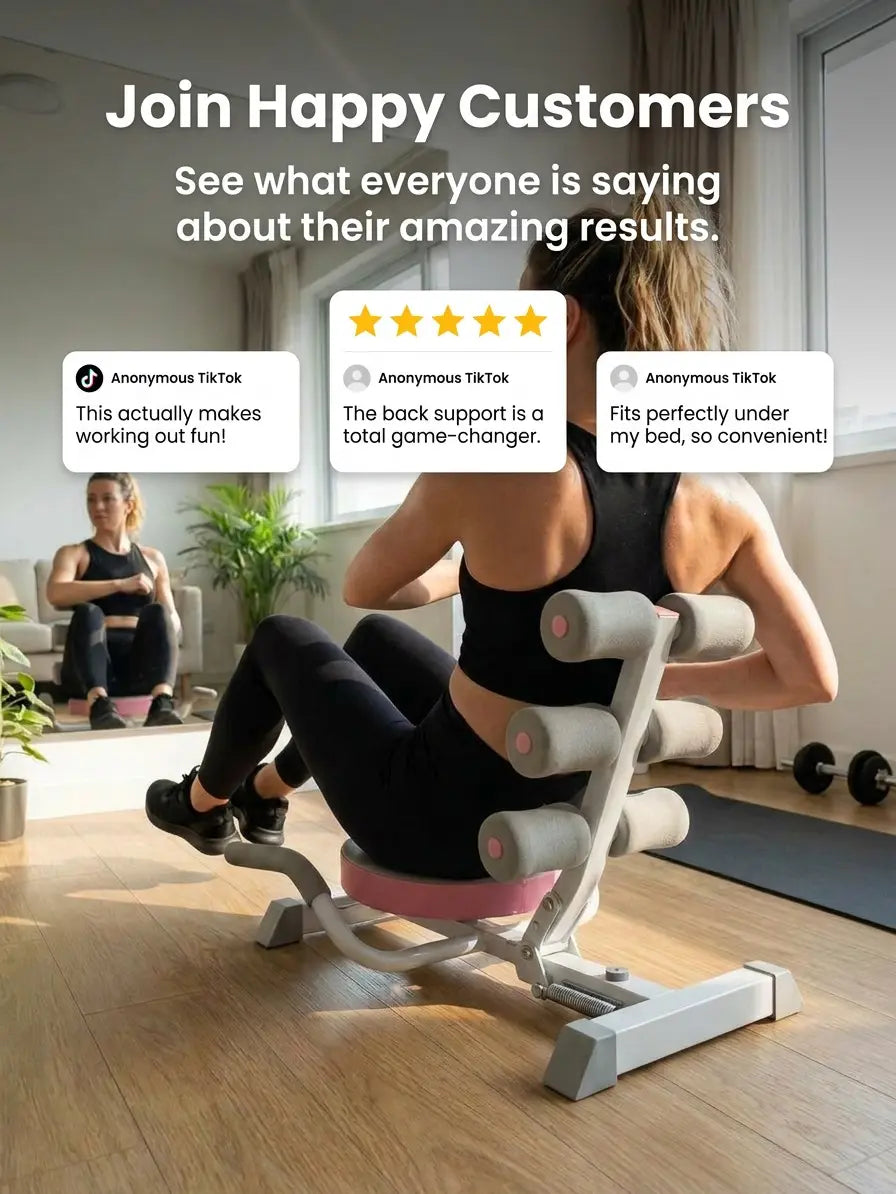 Foldable Sit up Machine & Exercise Equipment,Abdominal Machine Ab Workout Equipment Adjustable,Ab Machine,Gym Stuff,For Home Gym Exercise Equipment,Ab Coaster,Exercise Equipment,Home Workout Gear Sit-Up