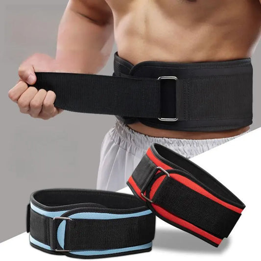 Adjustable Weight Lifting Belt, 1 Count Waist Trainer Belt with Double D-Ring Buckle, Workout Fitness Belt for Squat, Dumbbell, Barbell Exercise, Weightlifting Belt, Gym Accessory, Fitness Accessories