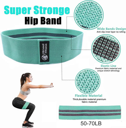 J Bryant Barbell Pad Set with 2 Ankle Straps - Thick Cushion Pad for Hip Thrusts, Squats, Bench Press, Home Gym Strength Training, Workout