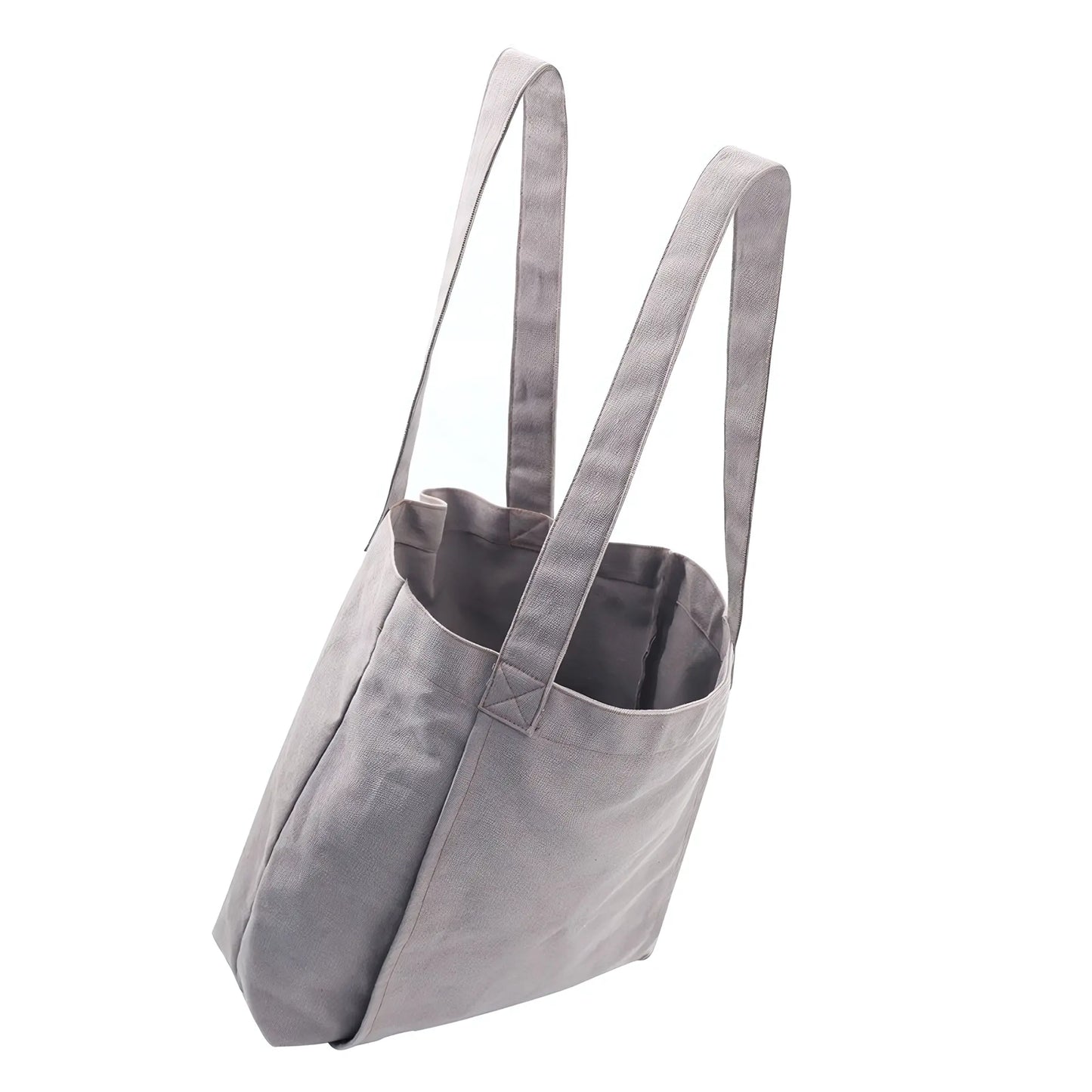 Women'S Gray Yoga Mat Carrier - 1 Count, Compact, Foldable, Durable, Fashionable Fitness Accessories, with Zipper Pockets, for Gym Workouts, Beach Trips, Yoga & Pilates, Casual Carry Convenient Storage