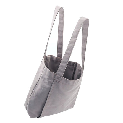 Women'S Gray Yoga Mat Carrier - 1 Count, Compact, Foldable, Durable, Fashionable Fitness Accessories, with Zipper Pockets, for Gym Workouts, Beach Trips, Yoga & Pilates, Casual Carry Convenient Storage