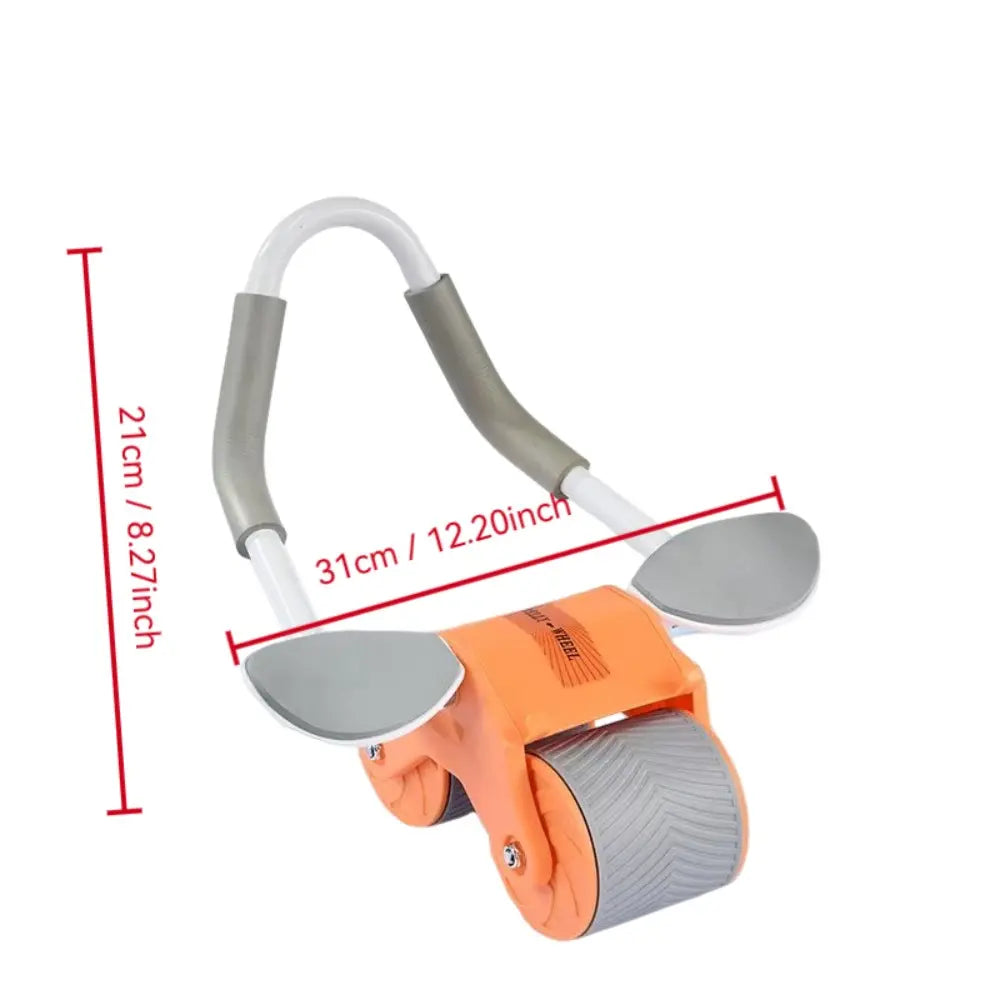 Ab Roller with Knee Pads, Automatic Rebound Ab Roller, Abdominal Training Roller with Elbow Support, Unisex Abdominal Training Equipment - Abdominal Training Roller, Abdominal Wheel, Abdominal Core Trainer, Ab Workout Equipment