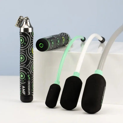 Ropeless AMP Bluetooth Jump Rope Set for Tight-Space Workouts with App Connectivity