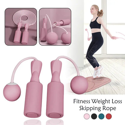 Weighted Jump Rope, Cordless Jump Rope, Smart Jump Rope, Unisex, High-Intensity Interval Training, Cardio Exercise, Adjustable Weight Ball, Home Gym Fitness Training