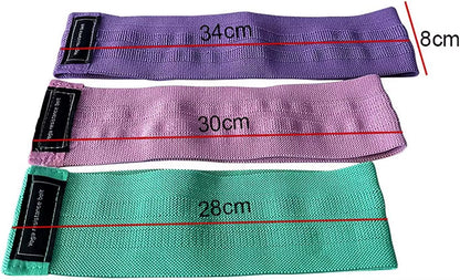 Resistance Bands for Working Out, Fabric Exercise Bands for Legs and Butt, Workout Bands for Women and Men for Yoga Starter Set