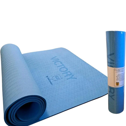 Godservant Inspirational Victory Yoga Mat for Fitness and Meditations- Perfect for a Relaxing Yoga Experience