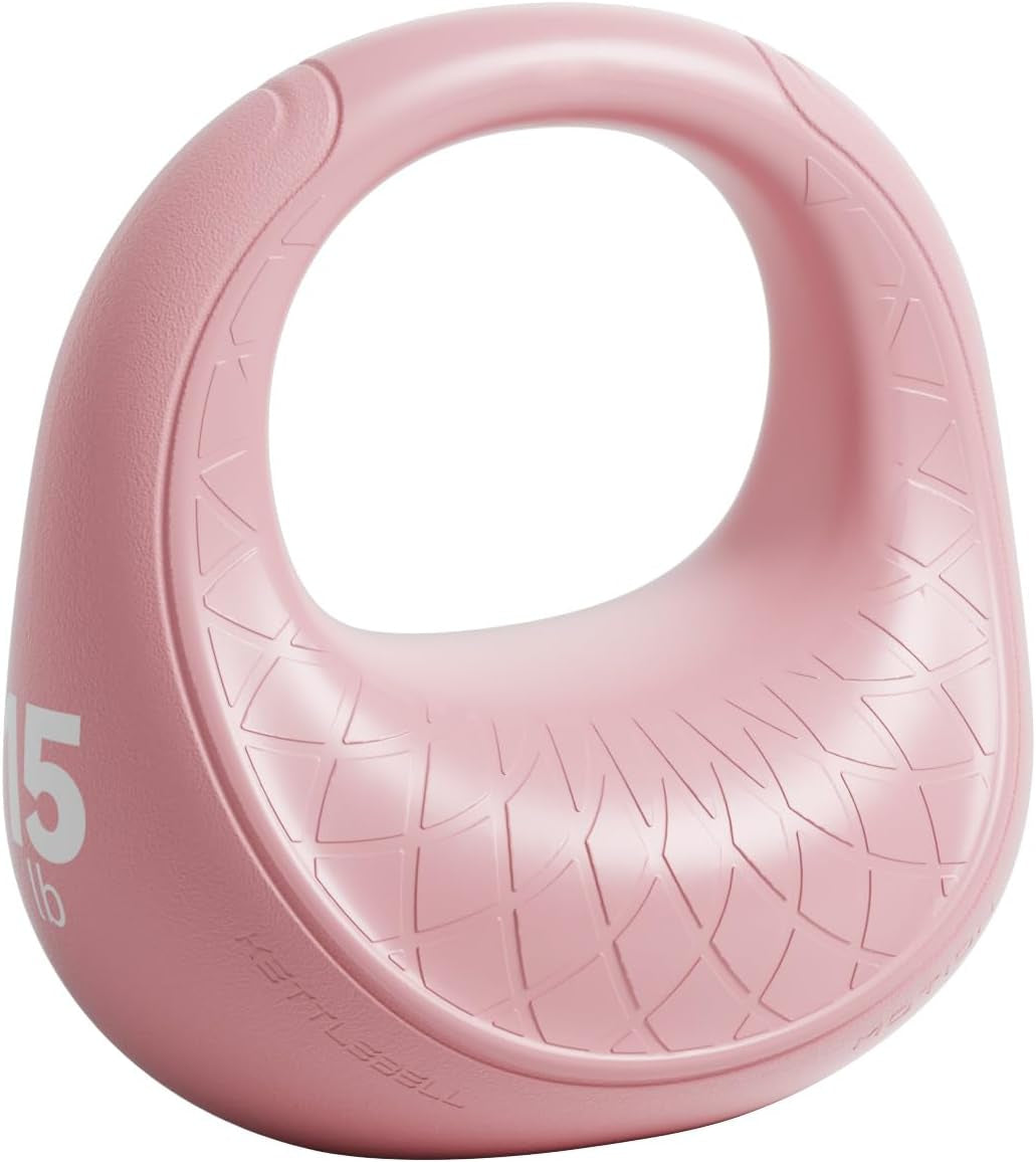 Soft Kettlebell, Kettlebells Anti-Slip Grip with Cushioned Impact-Resistant Base, Strength Training Kettlebells Sets for Home Workouts, Kettlebell for Women/Men/Beginners (6LB/10LB/15LB)