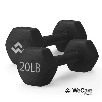 Fitness, 10Lb Neoprene Dumbbell, Pair - Blue