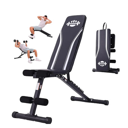 OPPSDECOR Adjustable Weight Bench - Full Body Strength Training Workout Equipment for Home Workout, Home Gym Equipment, 3S Fast Folding, Father'S Day Gifts (Black, White, Pink) Tiktokshopbacktoschool, Fit at Home
