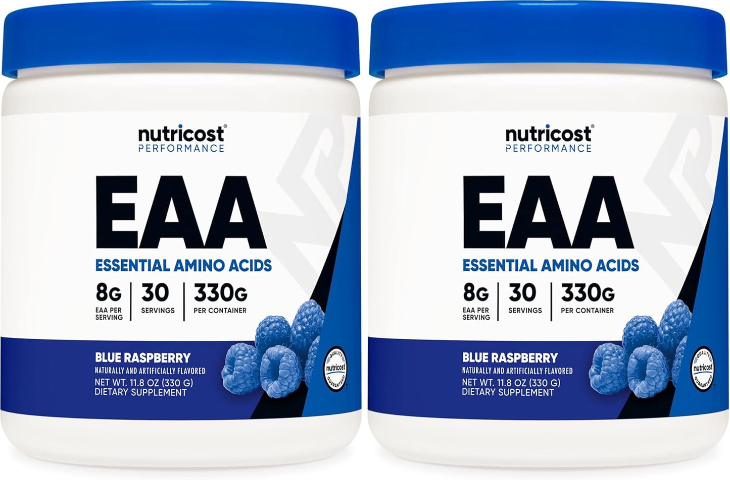 EAA Powder 30 Servings (Fruit Punch) - Essential Amino Acids - Non-Gmo, Gluten Free, Vegetarian Friendly (Pack of 2)