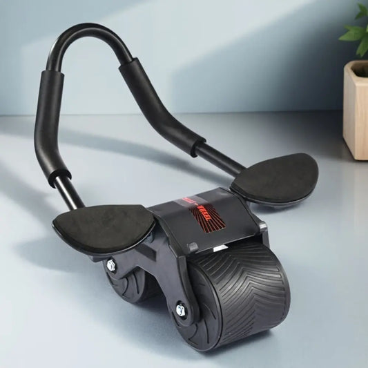 Ab Roller with Knee Pads, Automatic Rebound Ab Roller, Abdominal Training Roller with Elbow Support, Unisex Abdominal Training Equipment - Abdominal Training Roller, Abdominal Wheel, Abdominal Core Trainer, Ab Workout Equipment