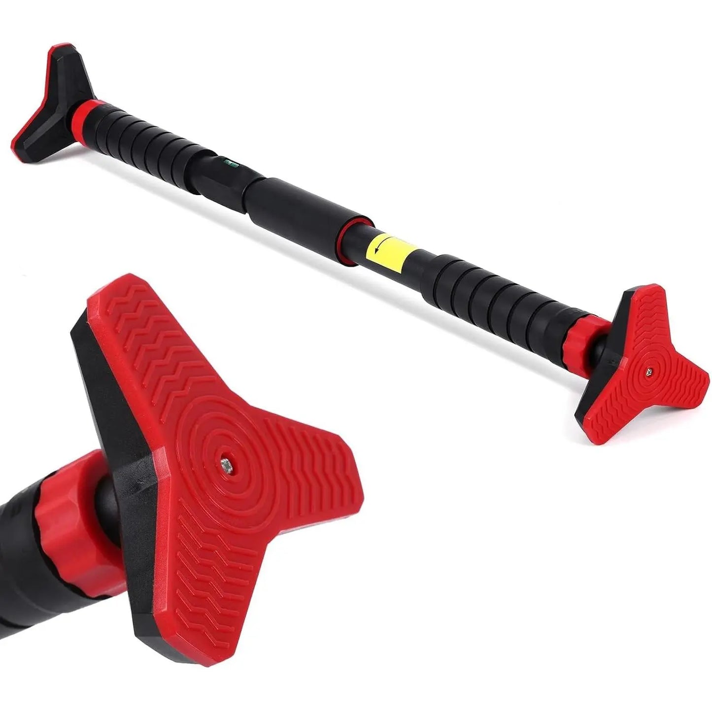 Pull up Bar for Doorway with Level Meter & Anti-Slip Design - Adjustable No Screws Chin up Bar for Home Gym, 440 LBS Max Load, for Strength Training