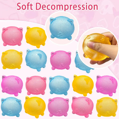 Cool Cat Sensory Squeeze Toy, Soft Candy Cat Mini Stress Ball, Relaxing Party Gift, Birthday Present, Stress Relief Toy, Gift Bag Filler, Stress Relief Squishy, Squishable Sensory Play, Squishy Sensory Fidgets
