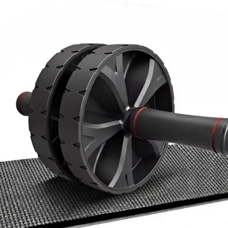 Ab Dominate 2-In-1 Dual-Wheel Ab Roller Wheel for Abs and Core — No-Slip Dual-Wheels, Silent Design — Ab Exercise Board Ab Crunch Trainer — Ab Wheel Roller for Home Gym Core Workout