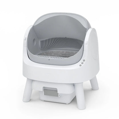 Petpivot Autoscooper 11 Open-Top Self-Cleaning Cat Litter Box，Odor-Free Waste Disposal Includes Trash Bags Summervibes Petlovers