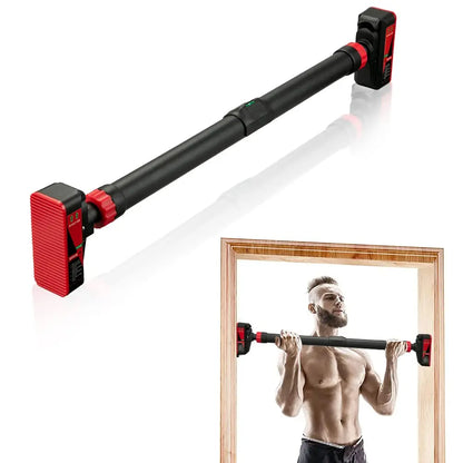 Pull up Bar for Doorway with Level Meter & Anti-Slip Design - Adjustable No Screws Chin up Bar for Home Gym, 440 LBS Max Load, for Strength Training