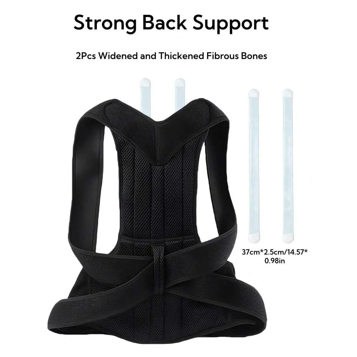 Adjustable Durable Back Aid Support, Back Support Belt, Adjustable Back Brace, Breathable Brace, Back Correction Strap, Waist Training Belt, Fitness Accessories for Men & Women, Body Care Product, Hunchback Aligner