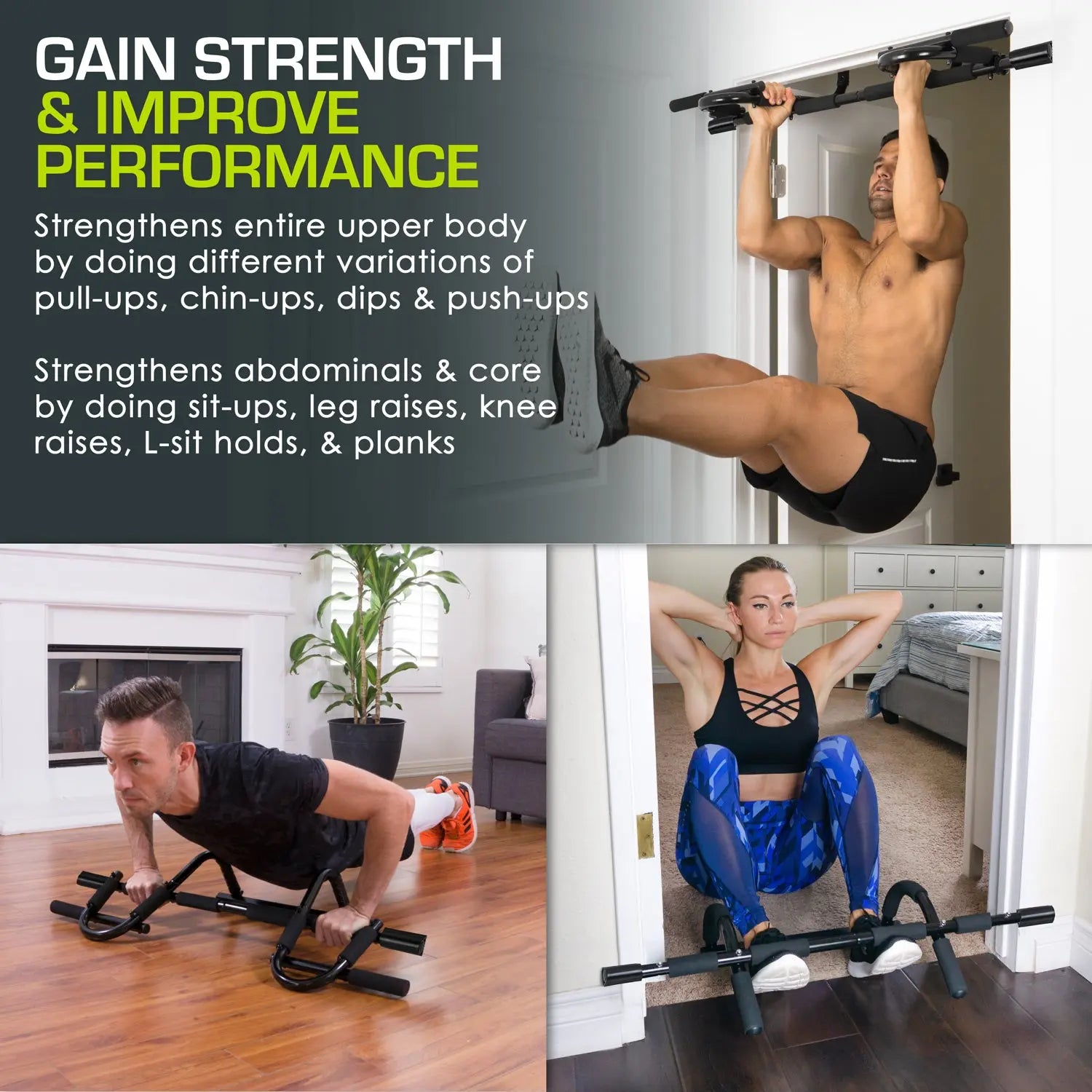 Multi-Grip Pull-Up Bar