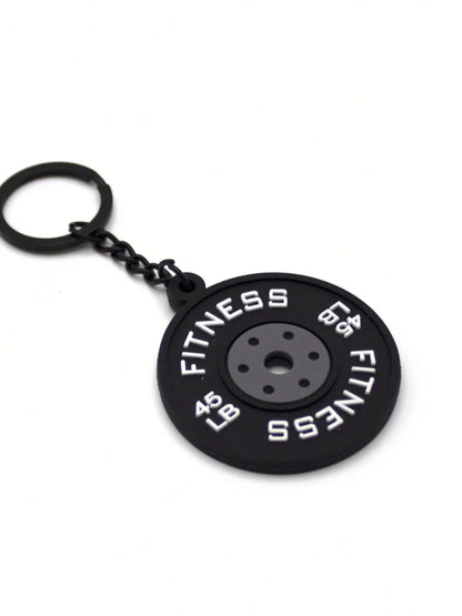 Dumbbell and Barbell Keychain Set, Gym Keychain, Creative Fitness Accessories, DIY Keychains & Bag Charms, Keychain Wristlet Strap, Keychain Accessory, Perfect Gift for Holi
