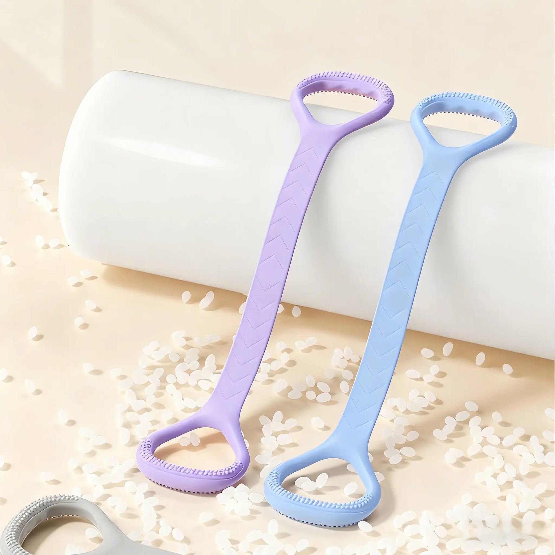 Figure 8 Resistance Band with Ergonomic Massage Handles, Lightweight Natural Latex Rope for Toning Arms, Legs, and Lower Body Workout, Working Out Equipment, Work Out Bands, Stretch Band, Resistance Band Workout