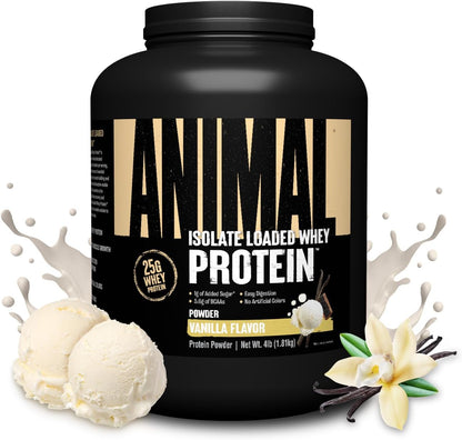 Whey Isolate Protein Powder, 25G High Protein | Vanilla 10LB