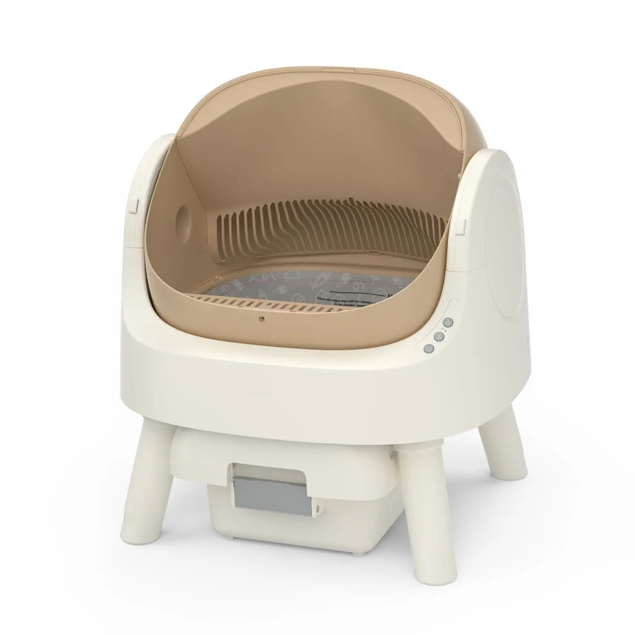 Petpivot Autoscooper 11 Open-Top Self-Cleaning Cat Litter Box，Odor-Free Waste Disposal Includes Trash Bags Summervibes Petlovers