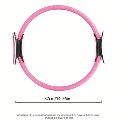Pilates Ring Fitness Circle Ring for Workout Dual Grip Pilates Magic Circle Flexible Exercise Ring for Training Portable Fitness Pilates Ring Pilates Board, Exercise Circle, Flexible Ring