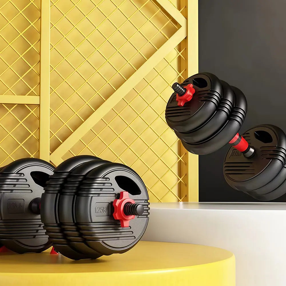 66Lbs Adjustable Dumbbells Set with Connector - 3-In-1 Design for Barbell, Push-Up Stand Use, Ideal for Home Gym Resistance Training, Suitable for Men/Women, Home Gym Equipment, at Home Gym