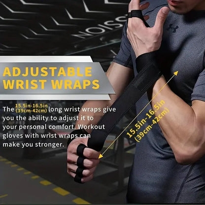 Weight Lifting Training Gloves, 1 Pair Anti-Slip Strength Training Gloves, Sports Gloves for Men & Women, Fitness Accessories, Workout Accessories, Gym Accessories