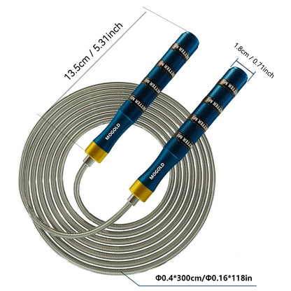 Adjustable Skipping Rope, 1 Count Anti-Tangle Jump Rope with Ball Bearing, Fitness Equipment for Men & Women, Skipping Rope for Home Gym Workout, Adjustable Ropes, Training Equipment