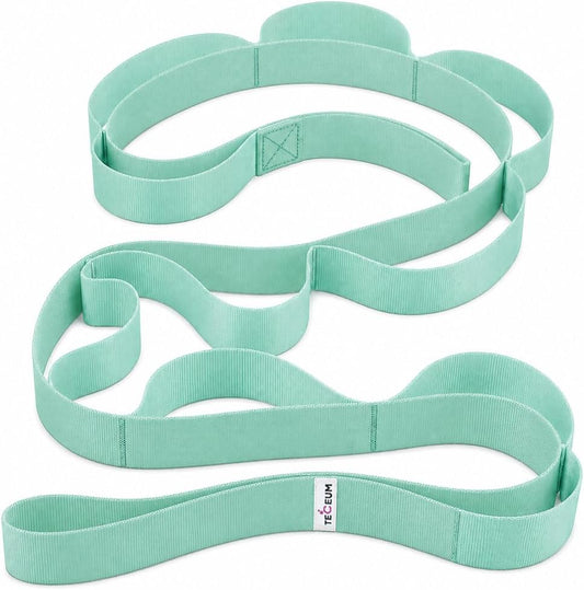 Stretching Strap with 10 Loops for Physical Therapy & Rehab
