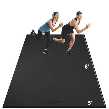 Large Anti-Slip Floor Protection Mat,Fitness Equipment Fitness Sports Mat, Floor Mat, Fitness Mat Non-Slip Highly Durable Underlay Mat Protective Mat for Treadmills