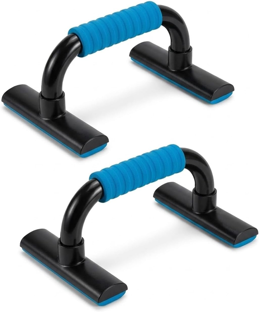 Push up Bars, 4-Inch Elevated Pushup Handles with Wide Non-Slip Base