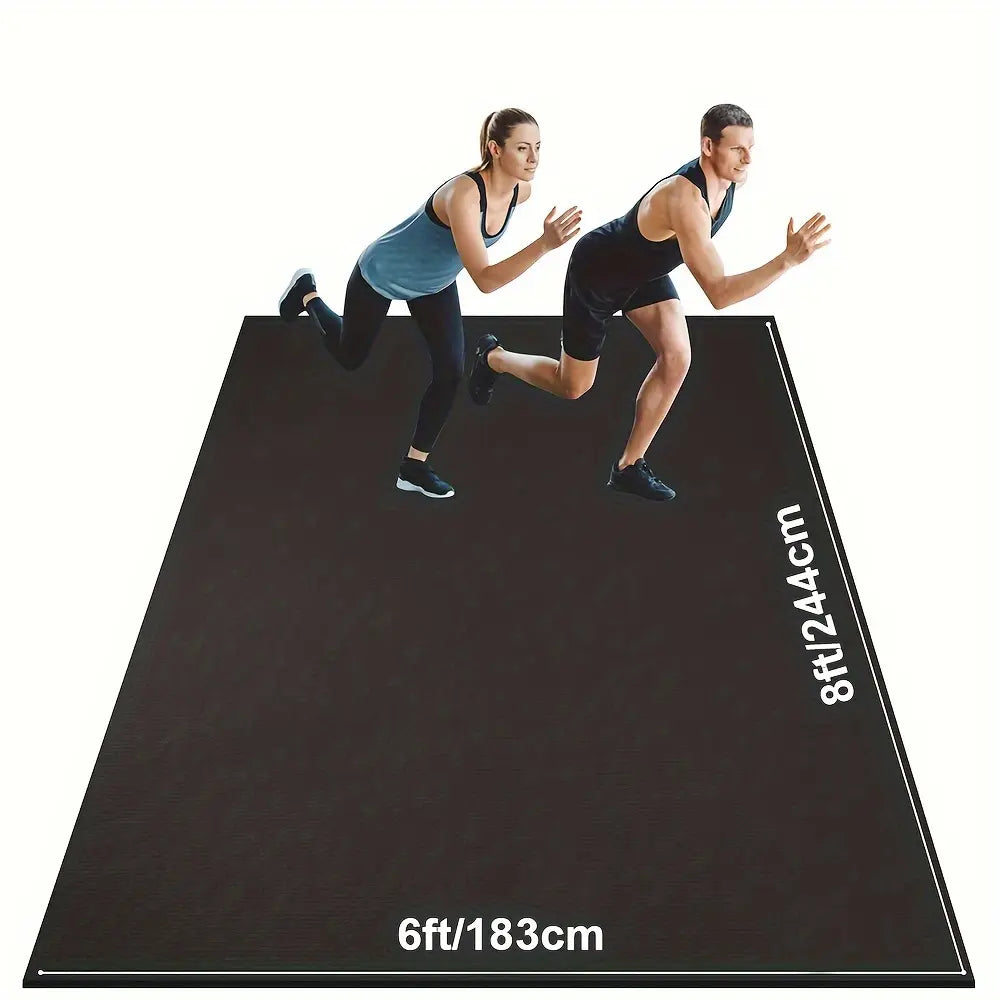 Large Anti-Slip Floor Protection Mat,Fitness Equipment Fitness Sports Mat, Floor Mat, Fitness Mat Non-Slip Highly Durable Underlay Mat Protective Mat for Treadmills