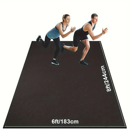 Large Anti-Slip Floor Protection Mat,Fitness Equipment Fitness Sports Mat, Floor Mat, Fitness Mat Non-Slip Highly Durable Underlay Mat Protective Mat for Treadmills