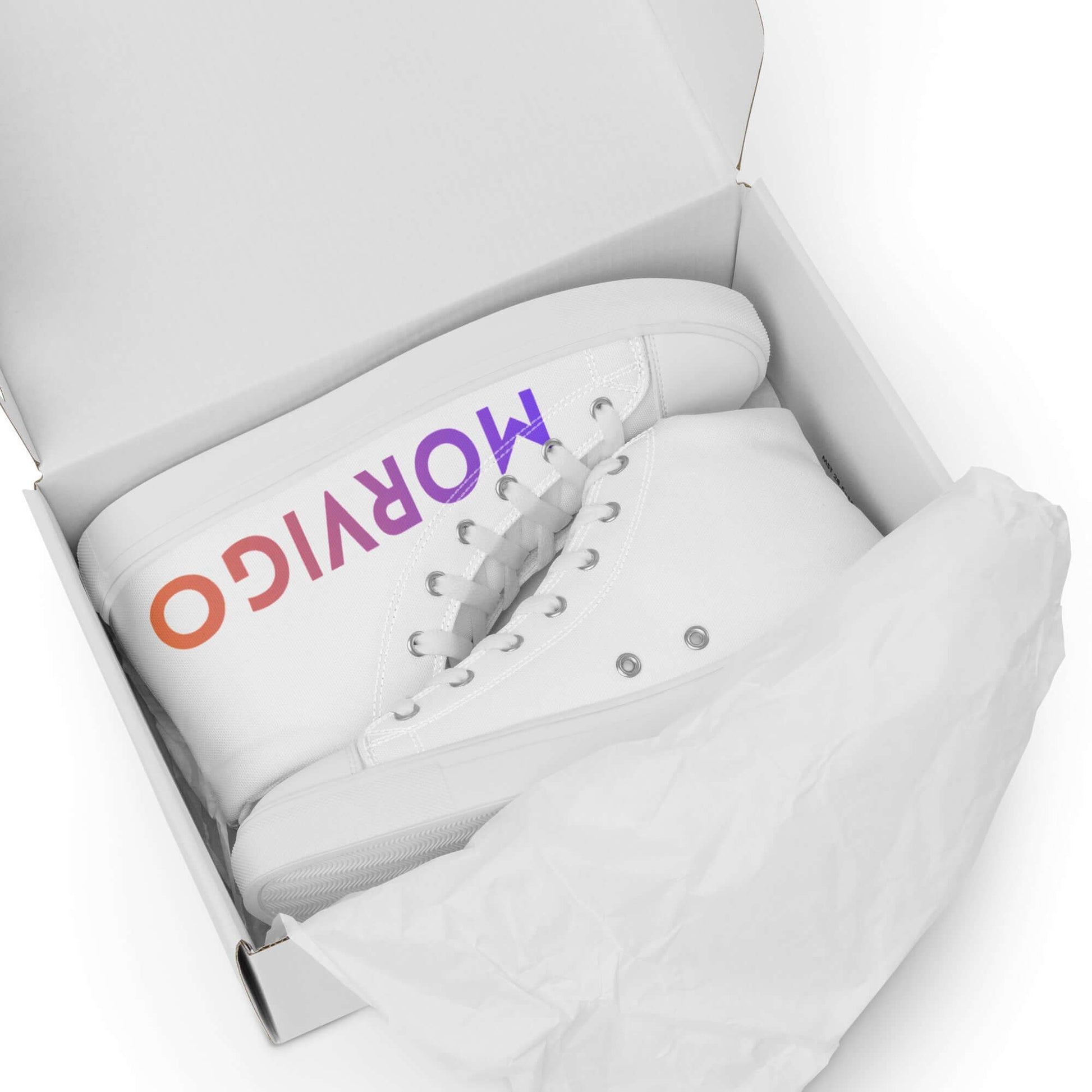 Men’s high top canvas shoes - Morvigo