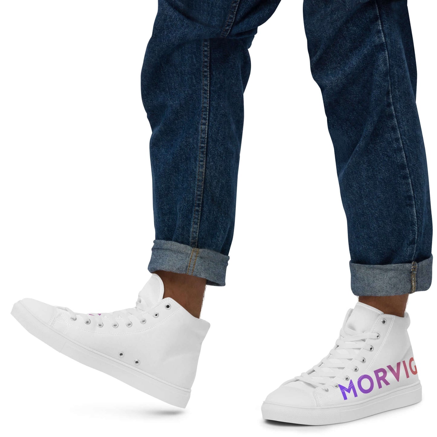 Men’s high top canvas shoes - Morvigo