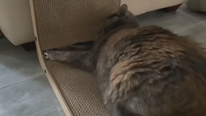 L shape cat scratch pad